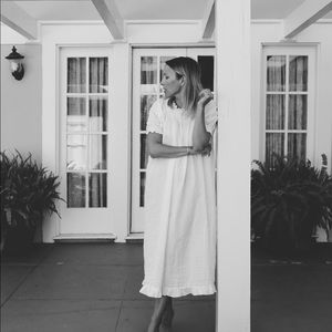 Hill House Caroline Nap Dress White Swiss Dot